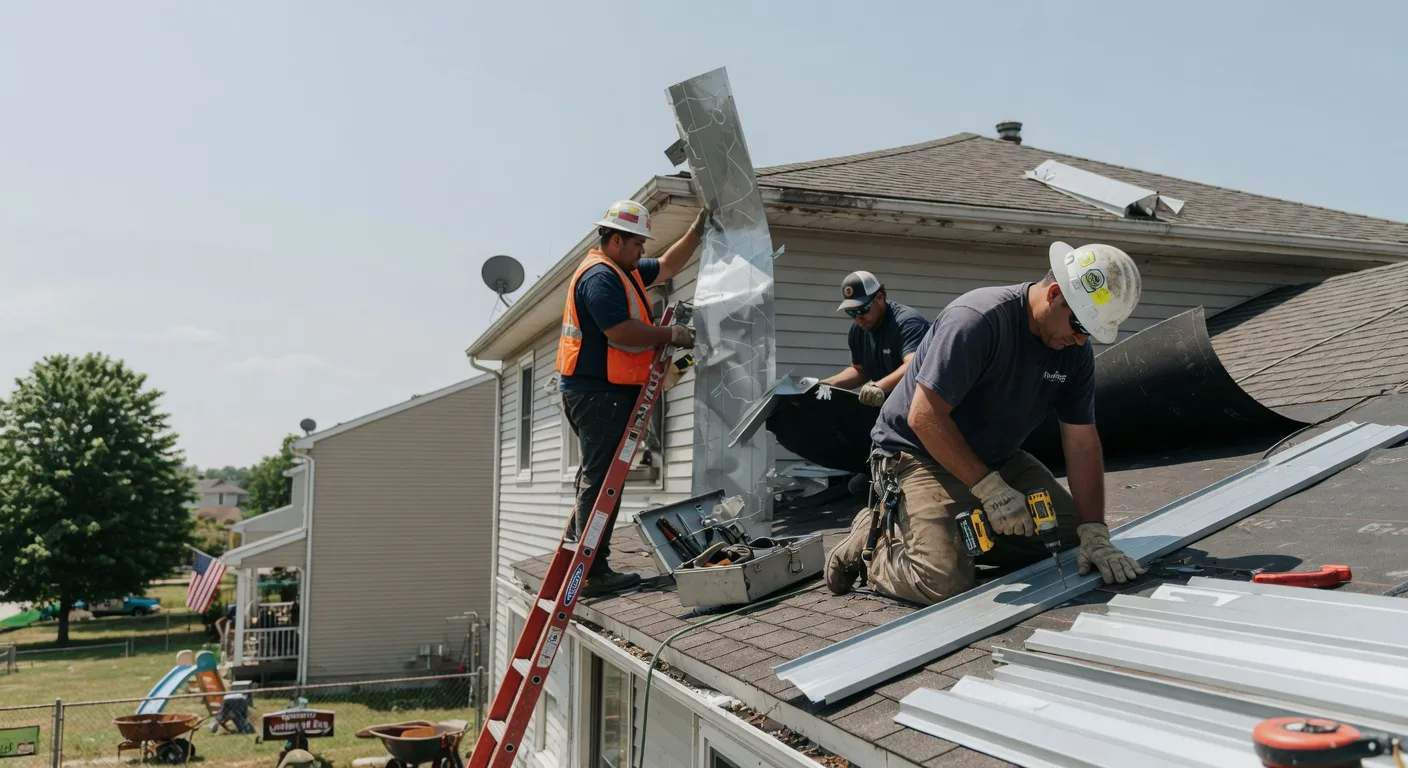 Storm Damage Metal Roof Repair in Byrdstown, TN